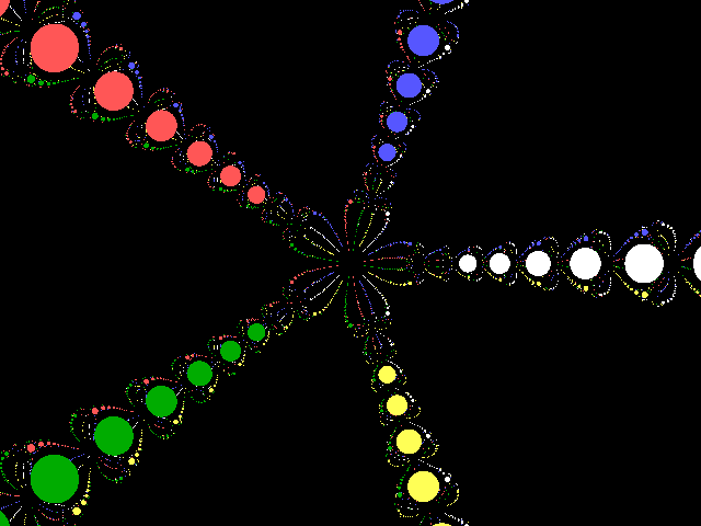 Newton-Verfahren für z<sup>5</sup> - 1