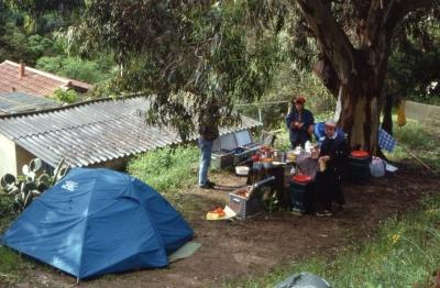 auf dem Campingplatz