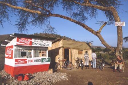 Kiosk und Fahrradverleih
