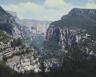 Blick auf die Schlucht