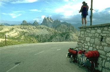 die Cadini-Gruppe im Süden