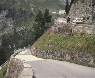 kurz vor dem Hotel „Franzenshöhe“