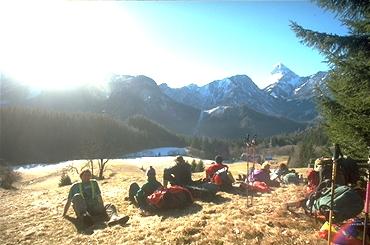Rast in der Sonne