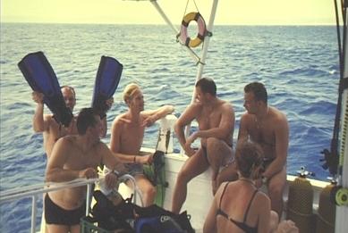 „Smalltalk“ vor dem nächsten Tauchgang